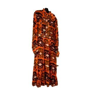 Oliphant NWT maxi dress batik size L